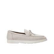 Herres loafer i ruskind | sand