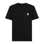 Sort Lomme T-shirt