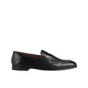 Herres læder Penny loafer | sort