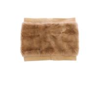 Luksuriøs Beige MINK Pels Tørklæde Hals Wrap