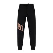 Bandana Sweatpants med Ribbed Trims