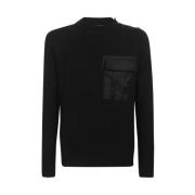 Ribbet Krave Uld Sweater