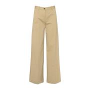 Chino Palazzo Bukser Beige