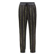 Stribet Virgin Wool Track Pants