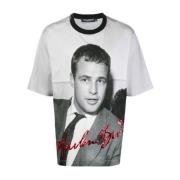 Marlon Brando Logo Print T-Shirt