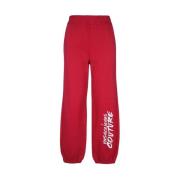 Printede bomulds sweatpants