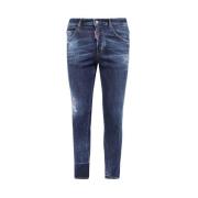 Kontrast Syning Denim Jeans