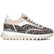 Taupe Animal Print Sneakers