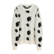 Blomst Jacquard Crewneck Sweater