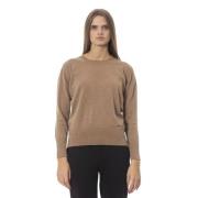 Luksus Beige Uld Kashmir Sweater