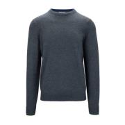 Herre Merino Uld Bomuld Sweater