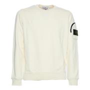 Bomuld Fleece Lynlås Lomme Sweatshirt