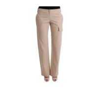 Elegant Beige Cropped Bukser - Regular Fit