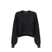 Sort Oversize Logo Sweatshirt