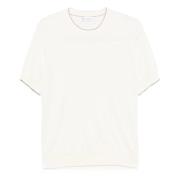 Hvid Bomuld T-Shirt