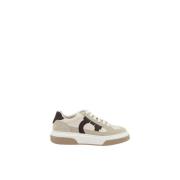 Suede Panel Platform Sneakers