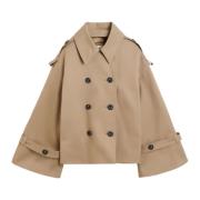 Oversized Trench Coat med Epauletter