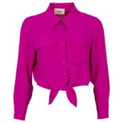 Bluma Bluse i Pink