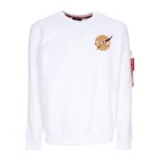 NASA Davinci Hvid Crewneck Sweatshirt