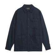 LS Vævede Skjorter Linnedblandings Overshirt