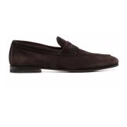 Brun Ruskind Penny Loafer Sko