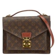 Pre-owned Canvas louis-vuitton-tasker