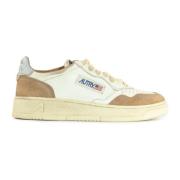 Vintage Beige Sneakers med Suede Detalje