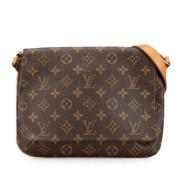 Pre-owned Canvas louis-vuitton-tasker