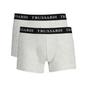 Grå Bomuld Undertøj Boxershorts