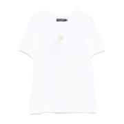 Hvide Crew Neck T-shirts og Polos