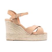 Beige Kile Espadrilles Sandaler Kvinder