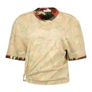 Camouflage Print T-shirt til kvinder