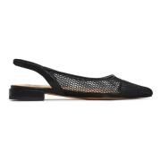 Slingback Ballet Pumps Cira- Black