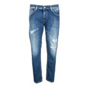 Stilfulde jeans med knaplukning