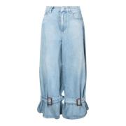 Justerbar rynke vidde jeans