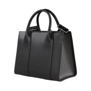 Studded Sort Tote Taske