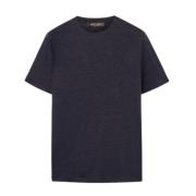 Blå Crew Neck T-shirt