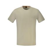 Beige Bomuld T-shirt