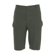 Grønne Cargo Shorts Linned Stilfuld Bælte