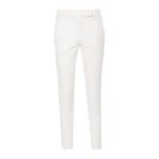 Beige Slim Crop Bukser