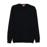 Navy Blue Crew Neck Sweater