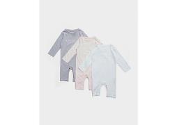 McKenzie Girls' Essential 3 Pack Babygrows Infant - White - Womens