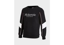 McKenzie Girls' Crew Pipe Sweatshirt Junior - Black - Kids