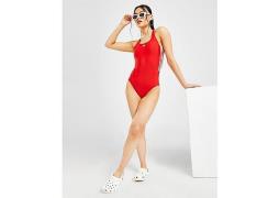 adidas 3-Stripes Swimsuit - Red - Womens