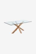Spisebord med træeffekt Argo 200 cm