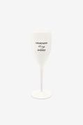 Champagneglas Med Print 6-pak CHEERS 100ml