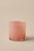 &Home - Lysestage/krukke Ruby Small højde 10 cm - Rosa - Lysestager & ...