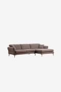 Hanah Home - Hjørnesofa højre - Costor - Grå - Sofaer med chaiselong -...