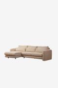 Hanah Home - Hjørnesofa venstre - Maisy - Beige - Sofaer med chaiselon...