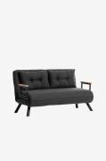 Hanah Home - Sovesofa 2-pers. - Sando - Grå - Sovesofaer - - Homeroom